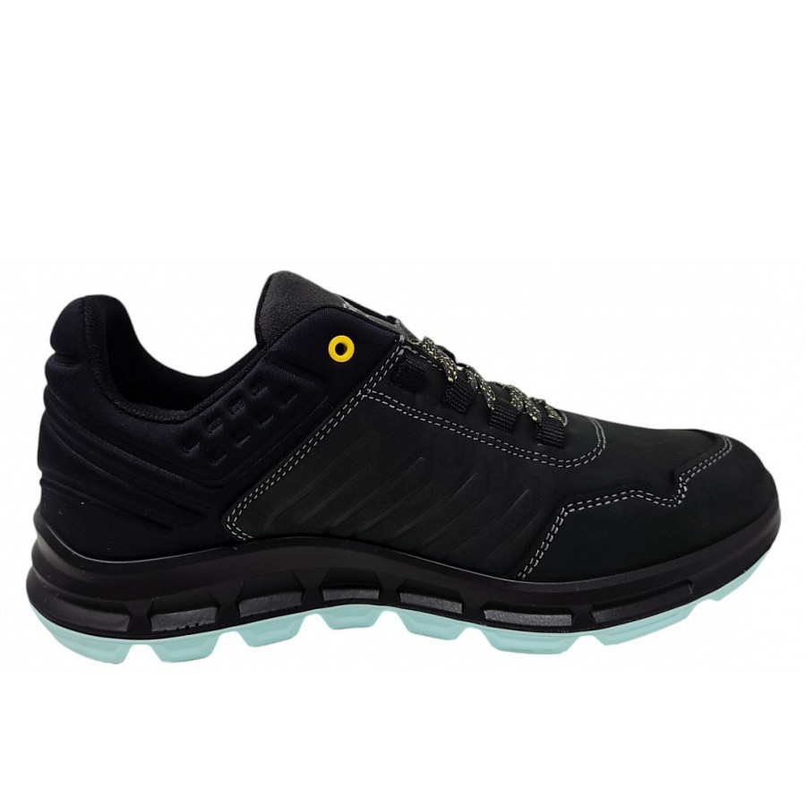 grisport sportlicher Schnürer in schwarz mint