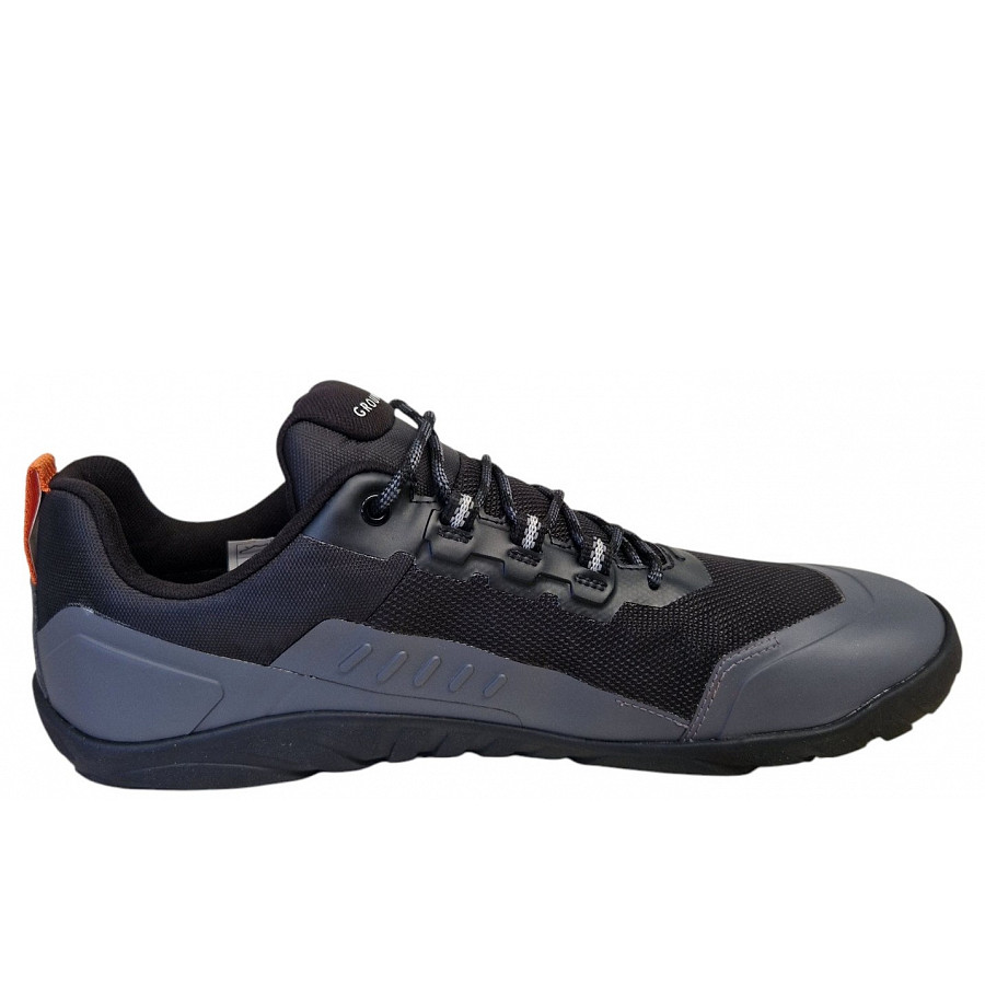 Groundies All Terrain Low 2.0 Barfußschuhe in schwarz/grau