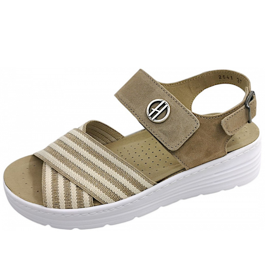 Hickersberger Rimini Sandalette in beige komb. 1308