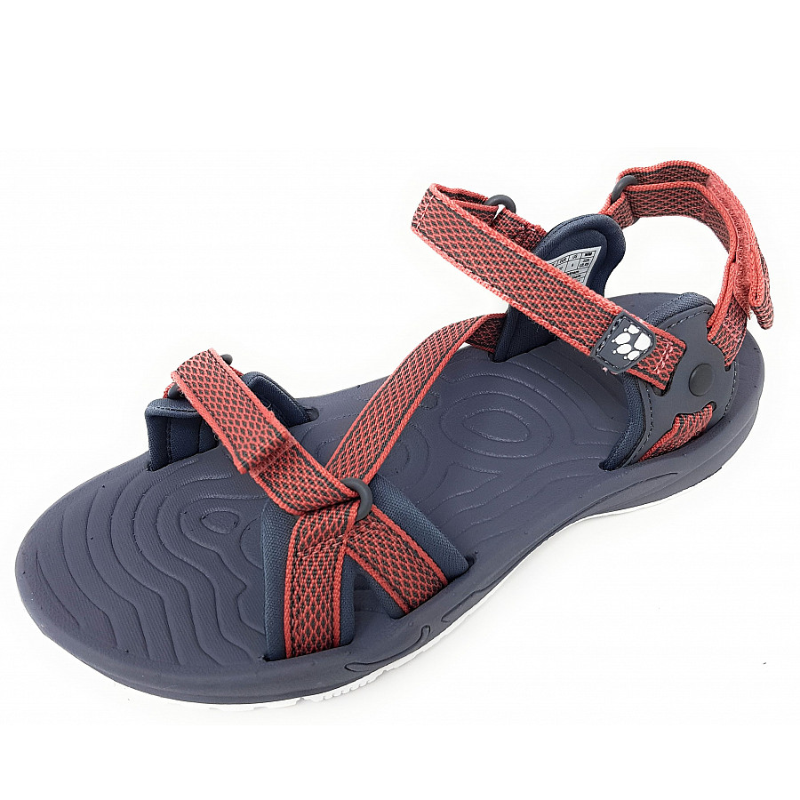 Jack Wolfskin lakewood Ride Sandale in rosa/grau