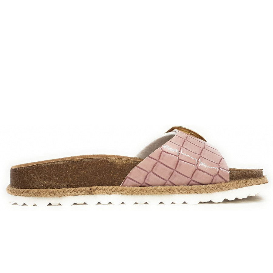 Jane Klain Pantolette in 561 lt. pink/rose