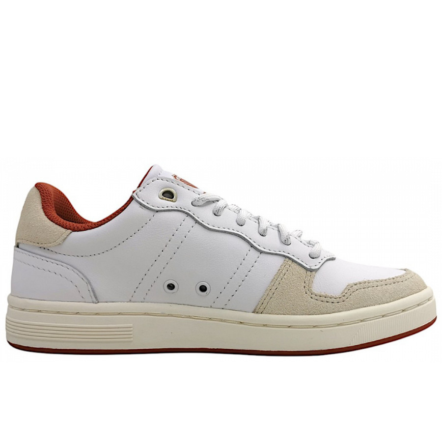 K-Swiss Lozan Match TC sportlicher Schnürer in white/baked clay 132