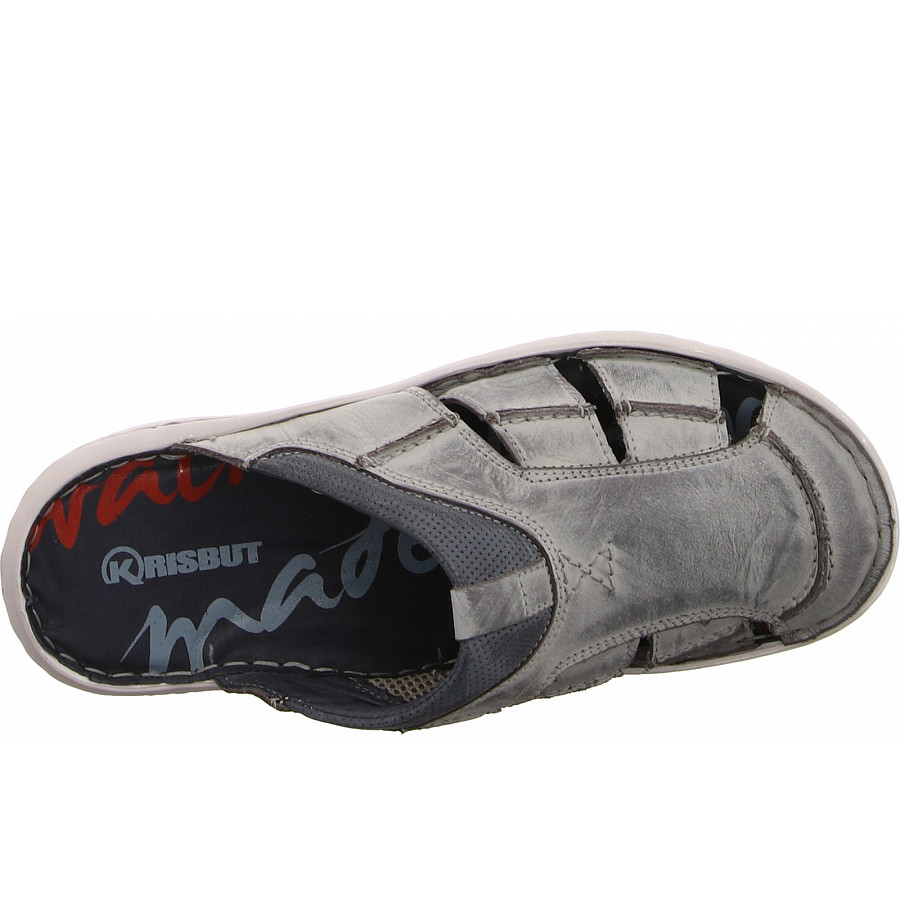 Krisbut Pantolette in grau