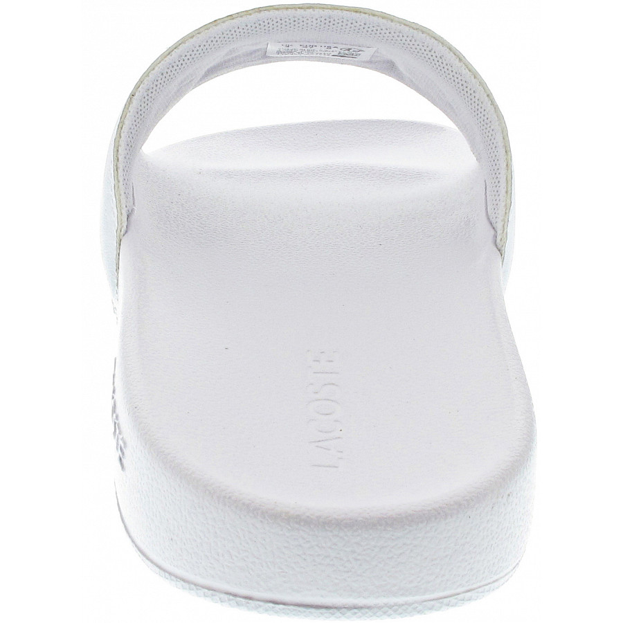 Lacoste Serve Slide 0.0 Pantolette in wht-grn