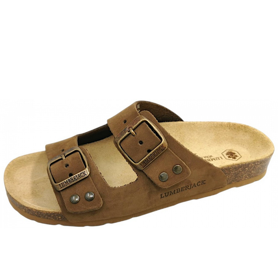 Lumberjack Jolie Pantolette in Mid Brown 358