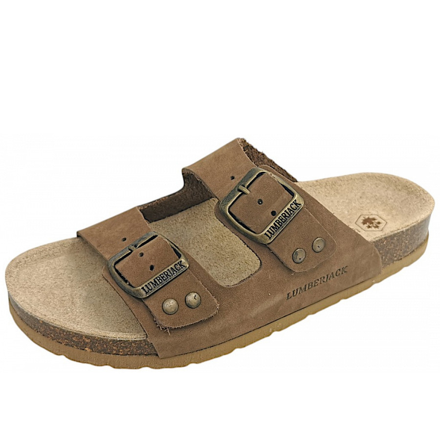 Lumberjack Jolie Pantolette in Mid Brown