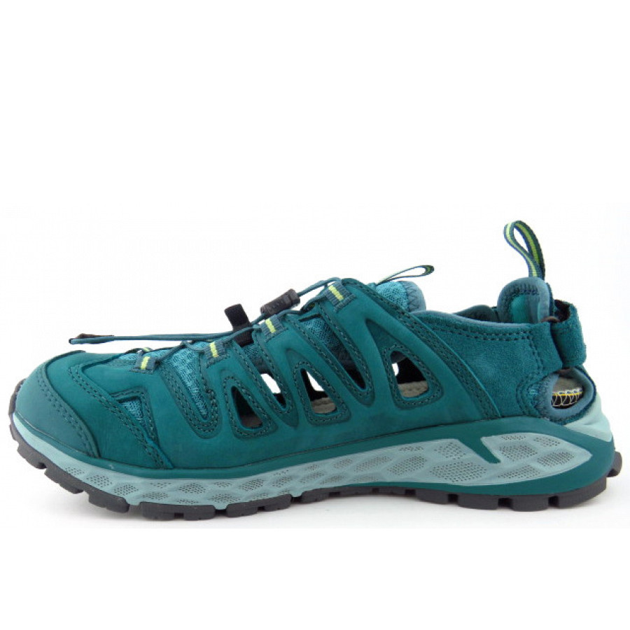 Meindl Brindisi Lady Comfort tue Wanderschuh in tuerkis gelb