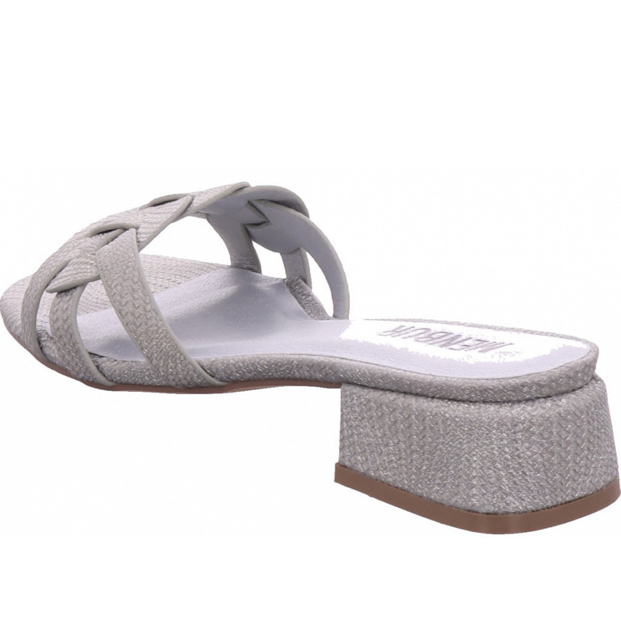 Menbur Pantolette in silber
