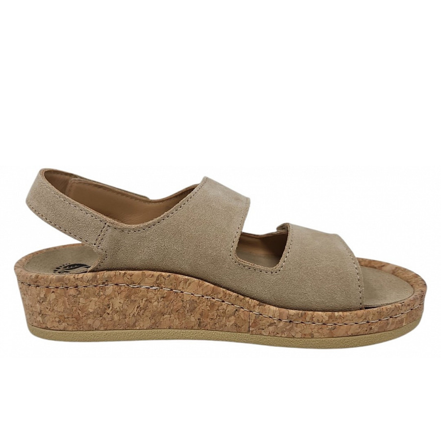 MUBB-Comfort Sandale in capuccino