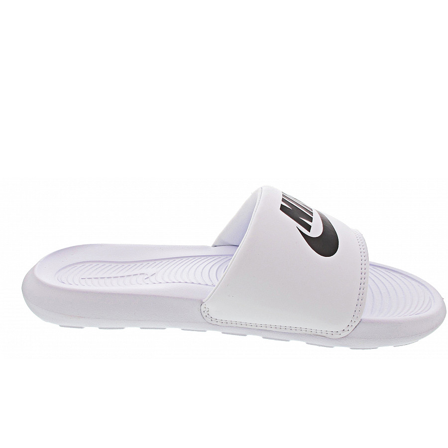 Nike W Victori One Slide Pantolette in white-black-white
