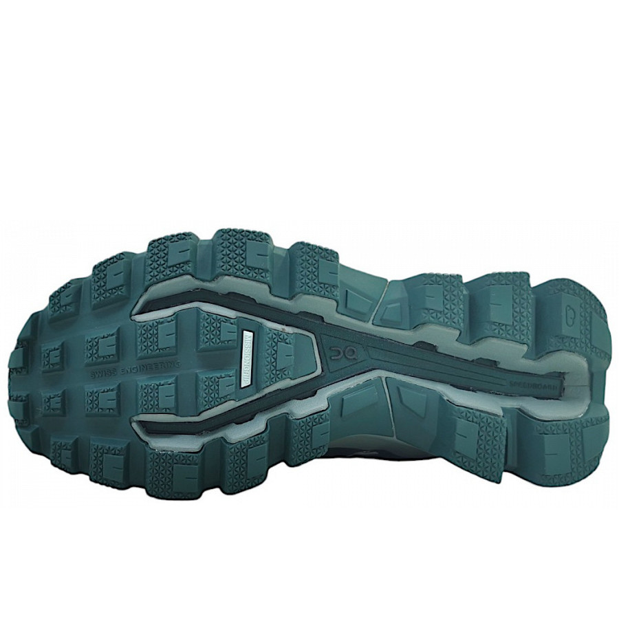 On Cloudventure Waterproof Wanderschuh in juniper/sea