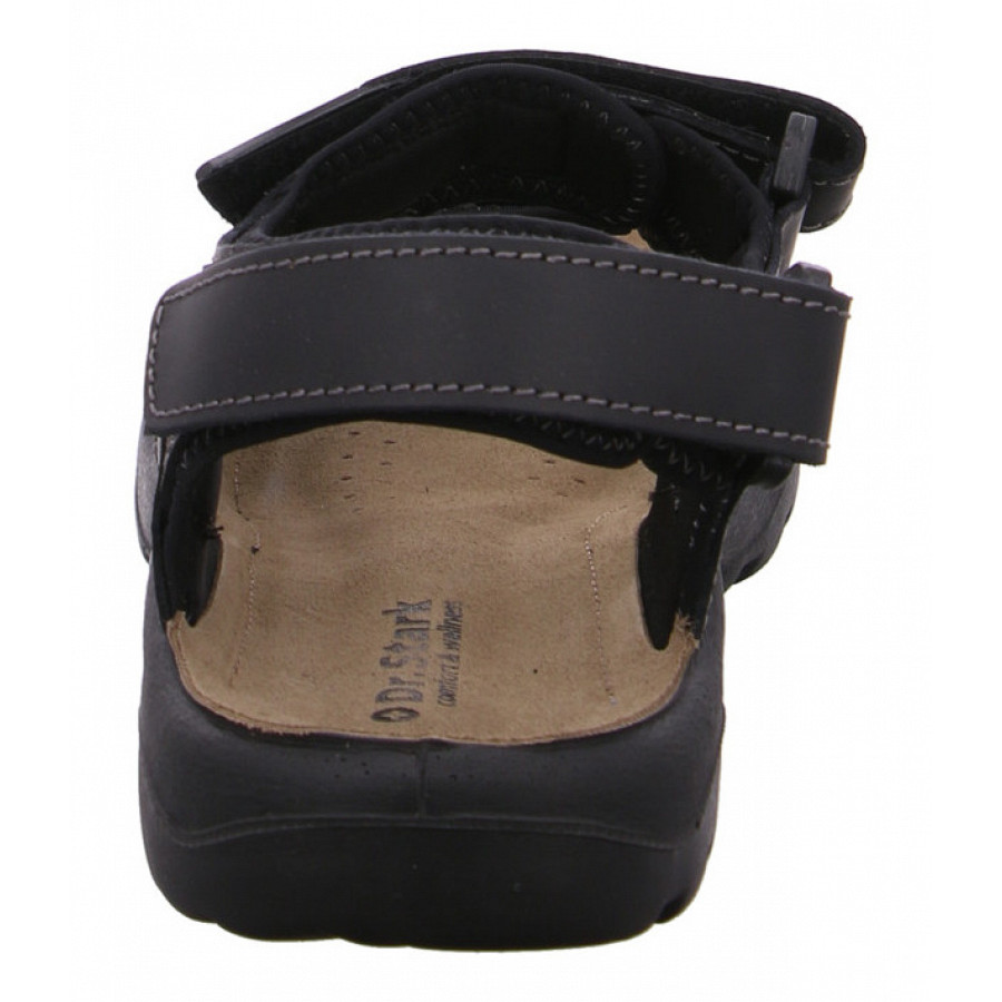 Orion Sandale in nero nero