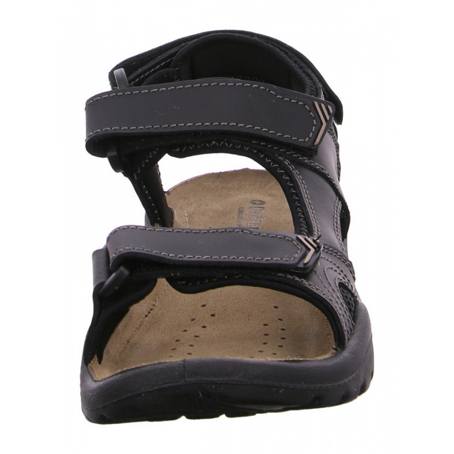 Orion Sandale in nero nero