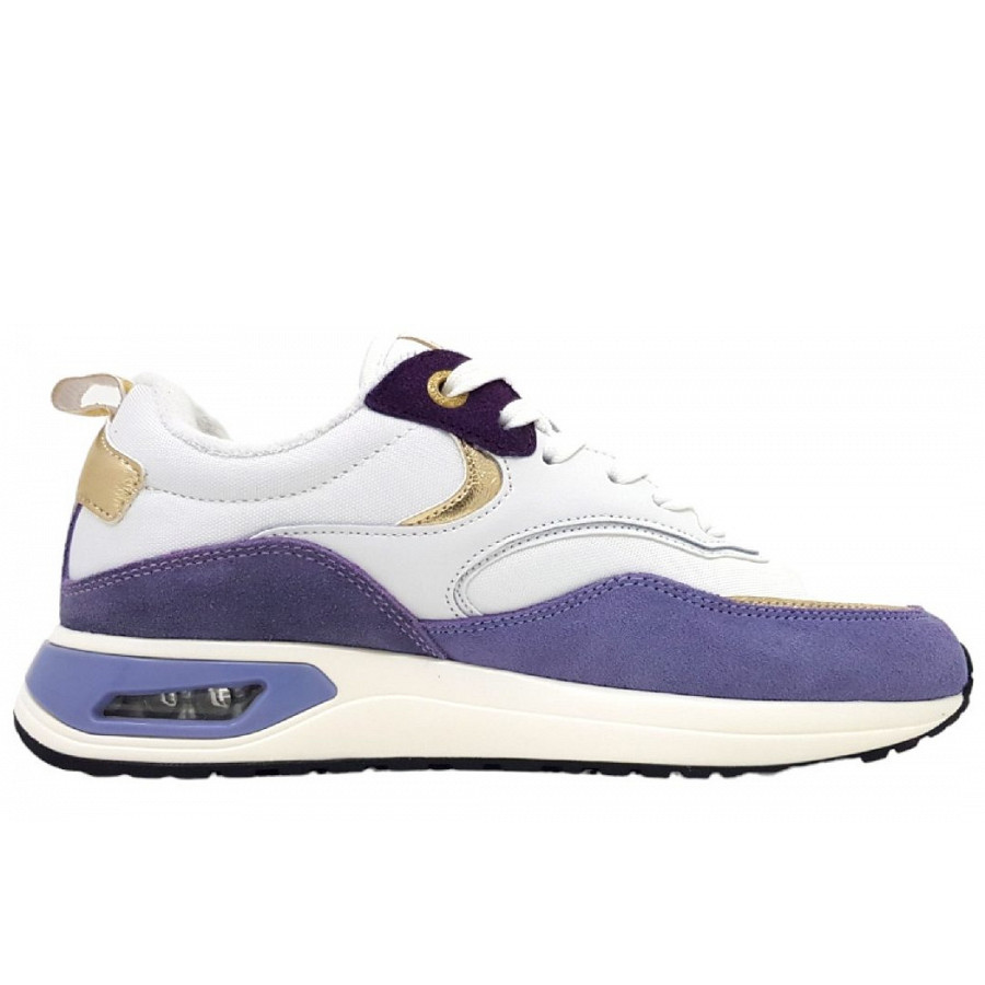 Palpa Sneaker low in white/ lila