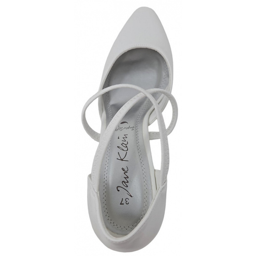 Piece of Mind Spangenpump in weiss