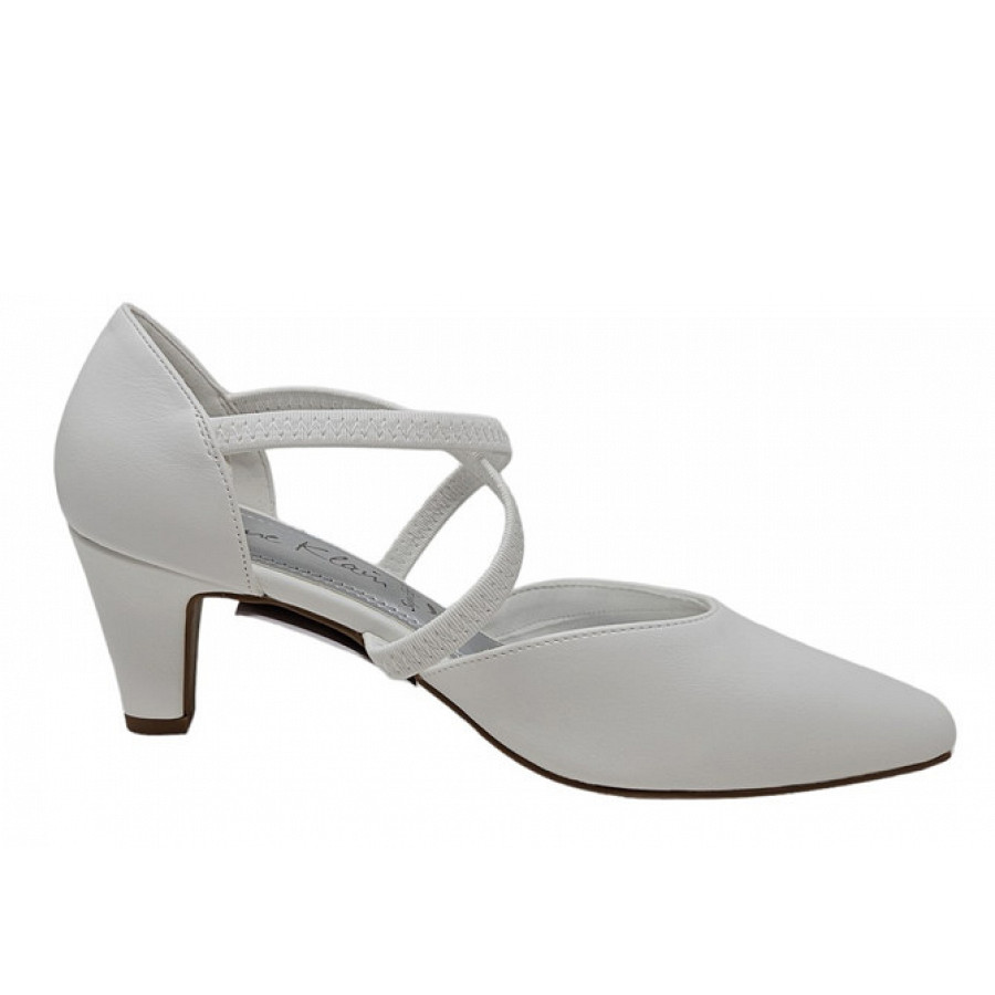 Piece of Mind Spangenpump in weiss