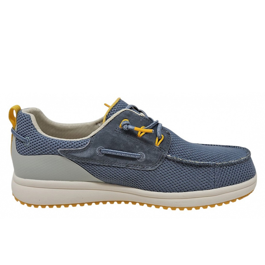 Pitas Leinenschuh in azul