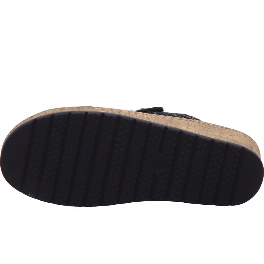 Portina Pantolette in schwarz