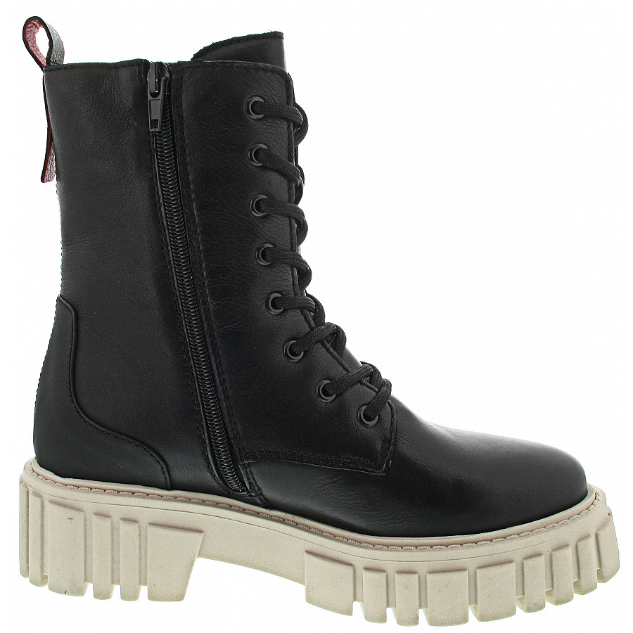 Post Xchange Schnürstiefelette in black