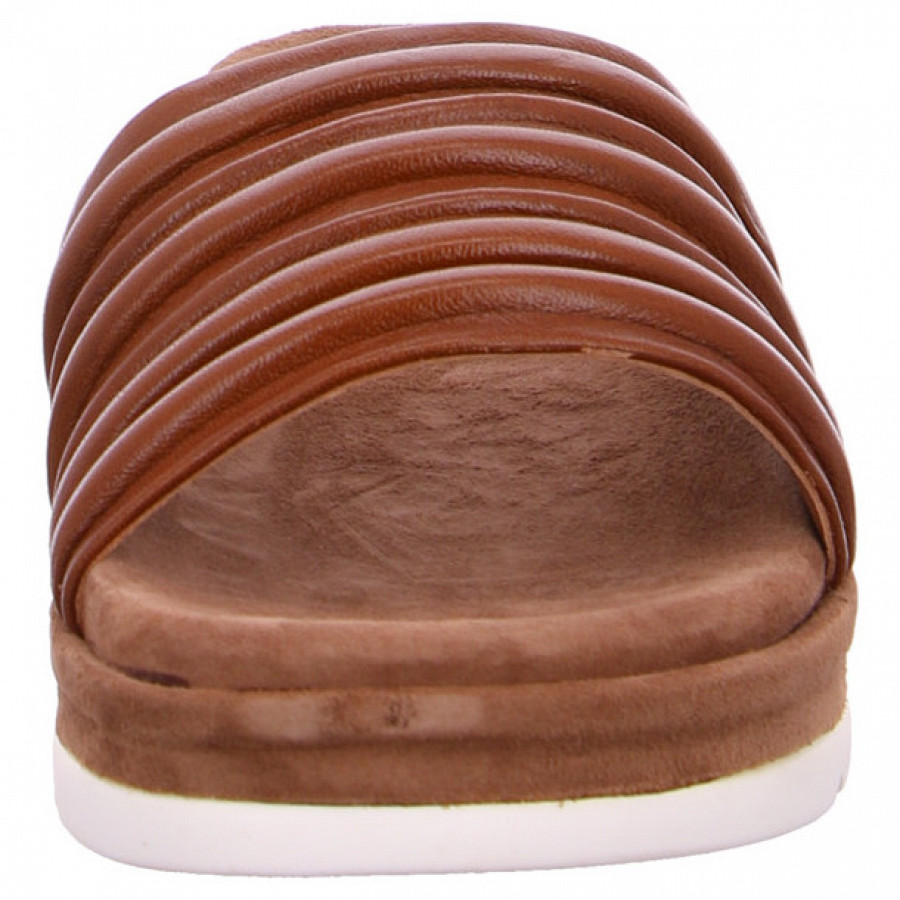 Queens Pantolette in dk.tan