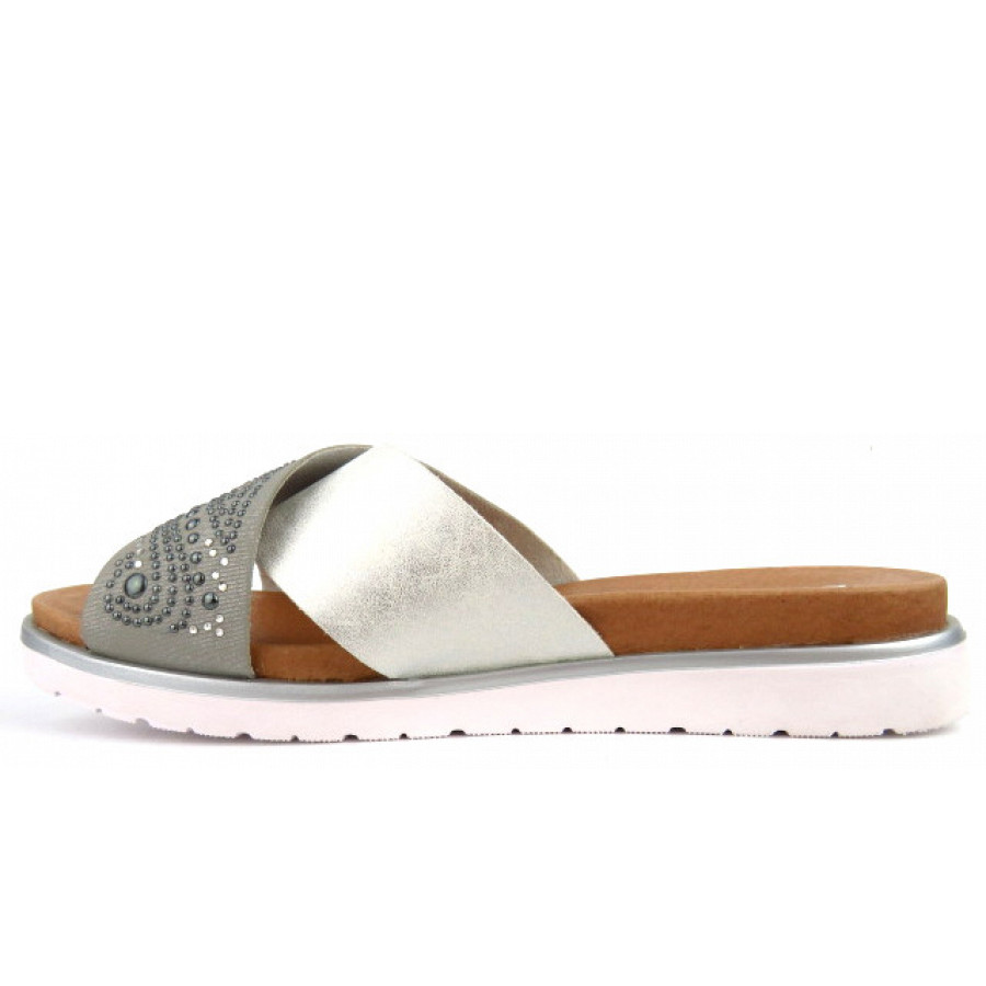 Remonte Quinn ice/silber Pantolette in ice/silber