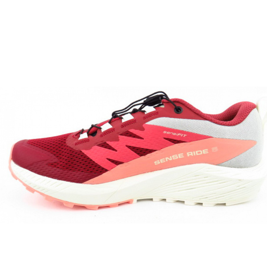 Salomon Sense Ride 5 GTX W Laufschuh in rot rosa beige
