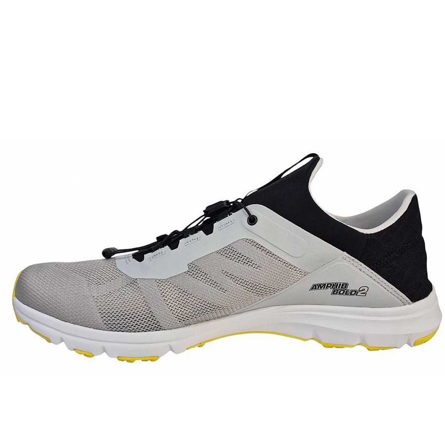 Salomon Amphib Bold 2 sportlicher Schnürer in weiss schwarz