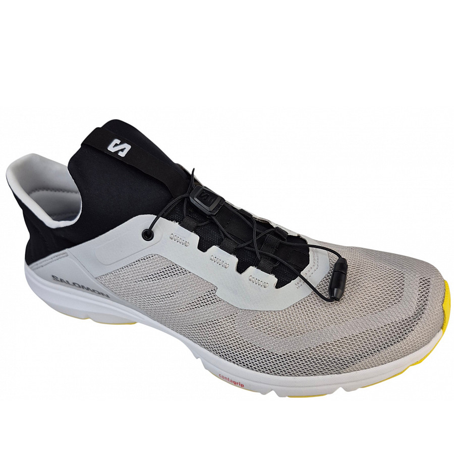 Salomon Amphib Bold 2 sportlicher Schnürer in weiss schwarz