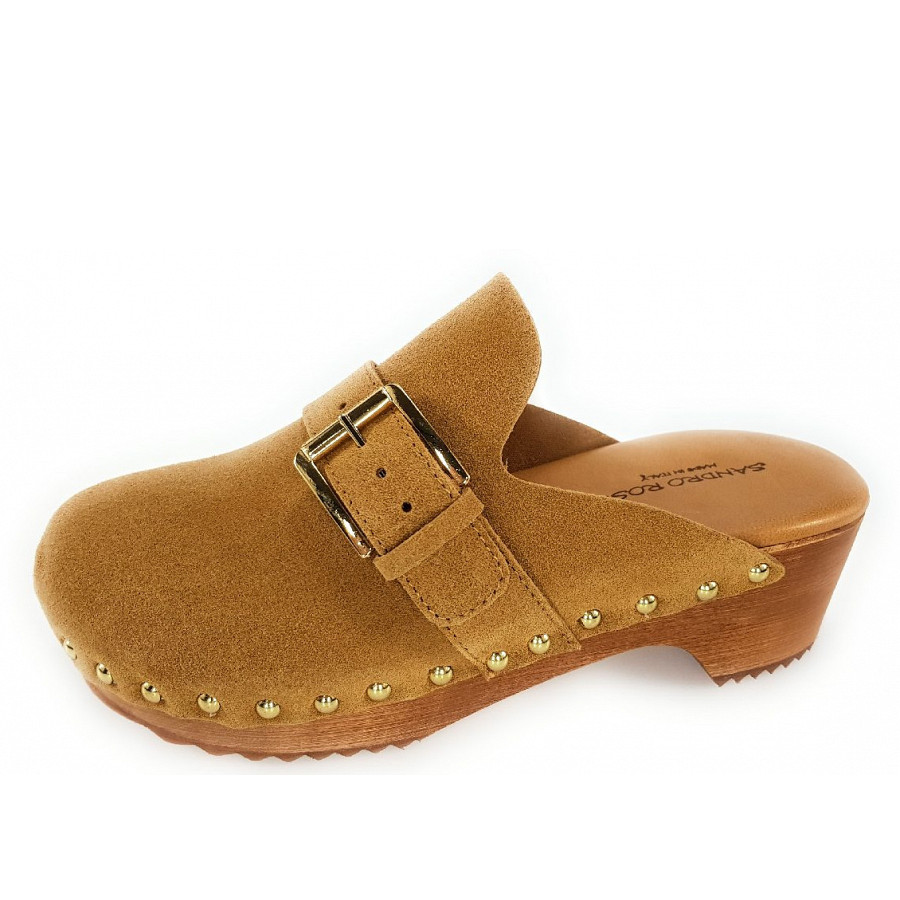 Sandro Rosi Olanda Pantolette in Cuoio