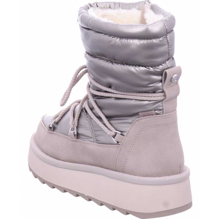 Tamaris Boots in grau metallic