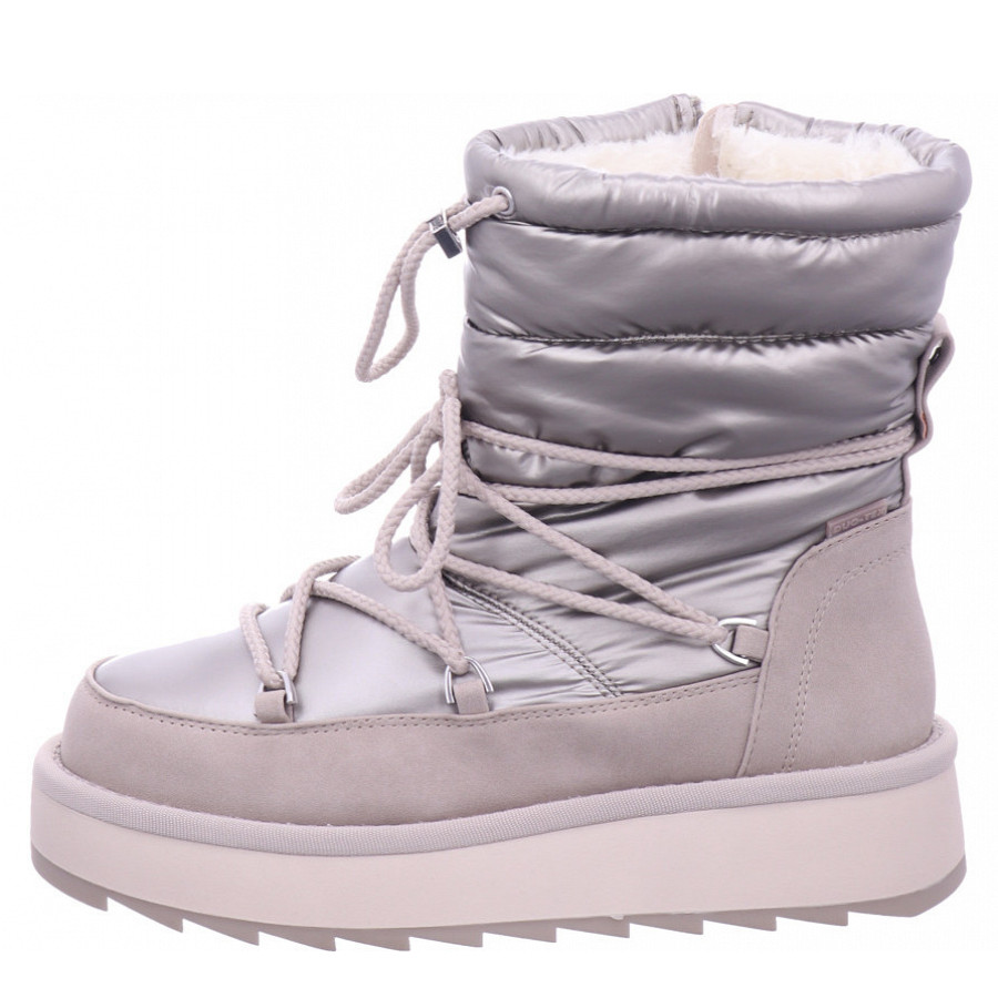 Tamaris Boots in grau metallic