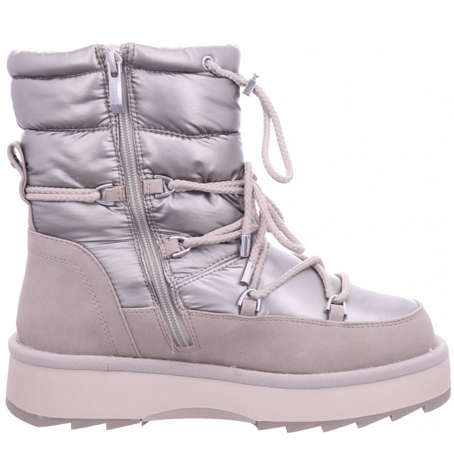 Tamaris Boots in grau metallic