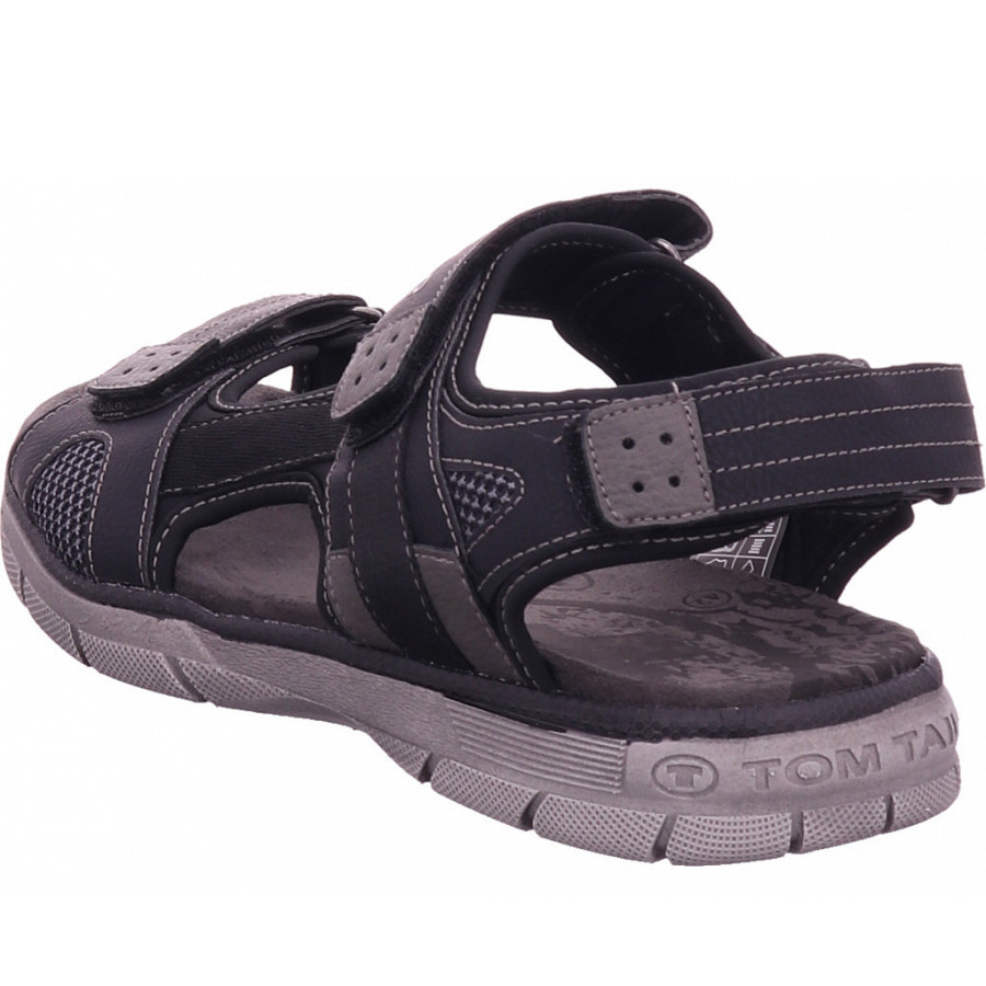 Tom Tailor Sandale in schwarz