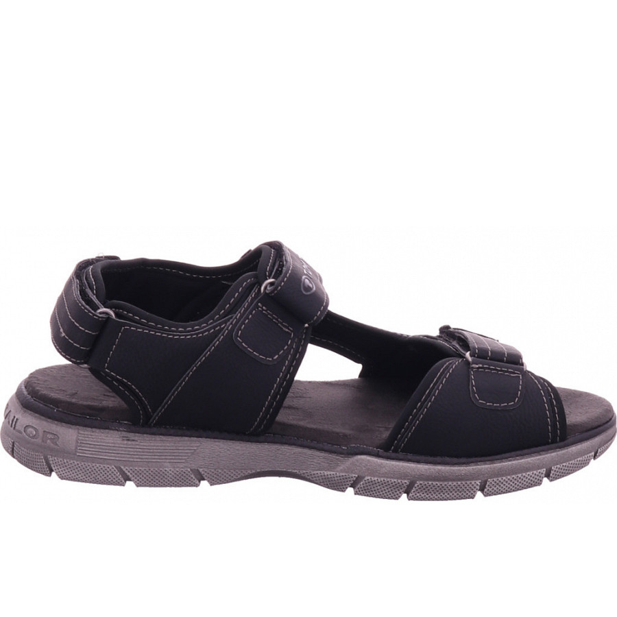 Tom Tailor Sandale in schwarz
