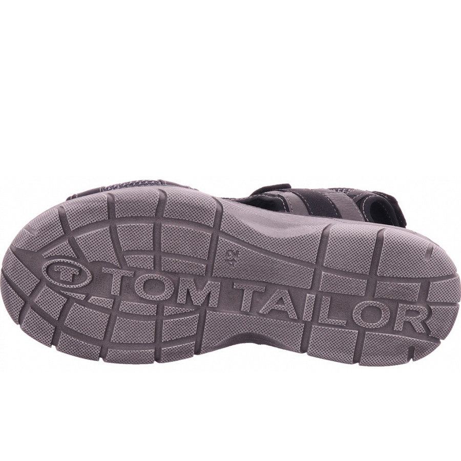Tom Tailor Sandale in schwarz
