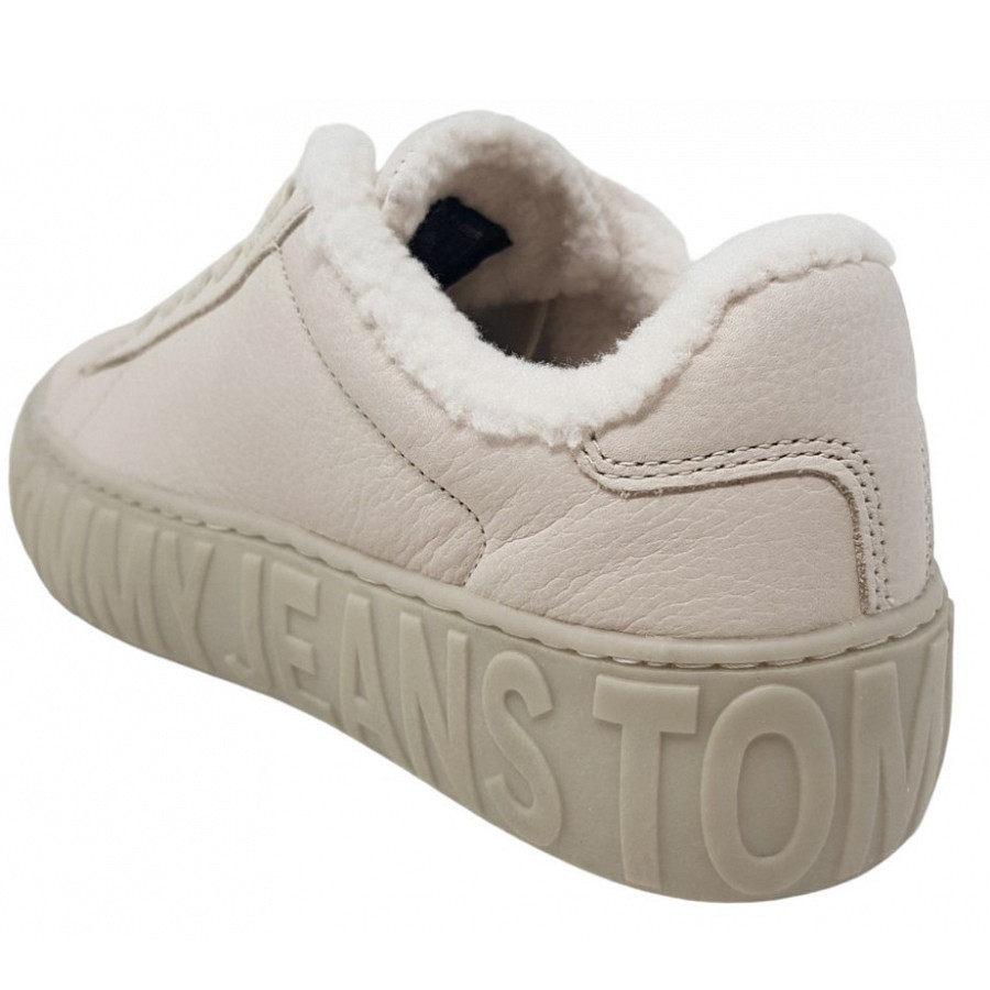 Tommy Hilfiger New Cupsole Leat WL Sneaker in stone (beige)
