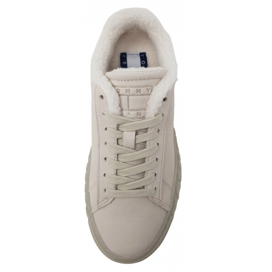 Tommy Hilfiger New Cupsole Leat WL Sneaker in stone (beige)