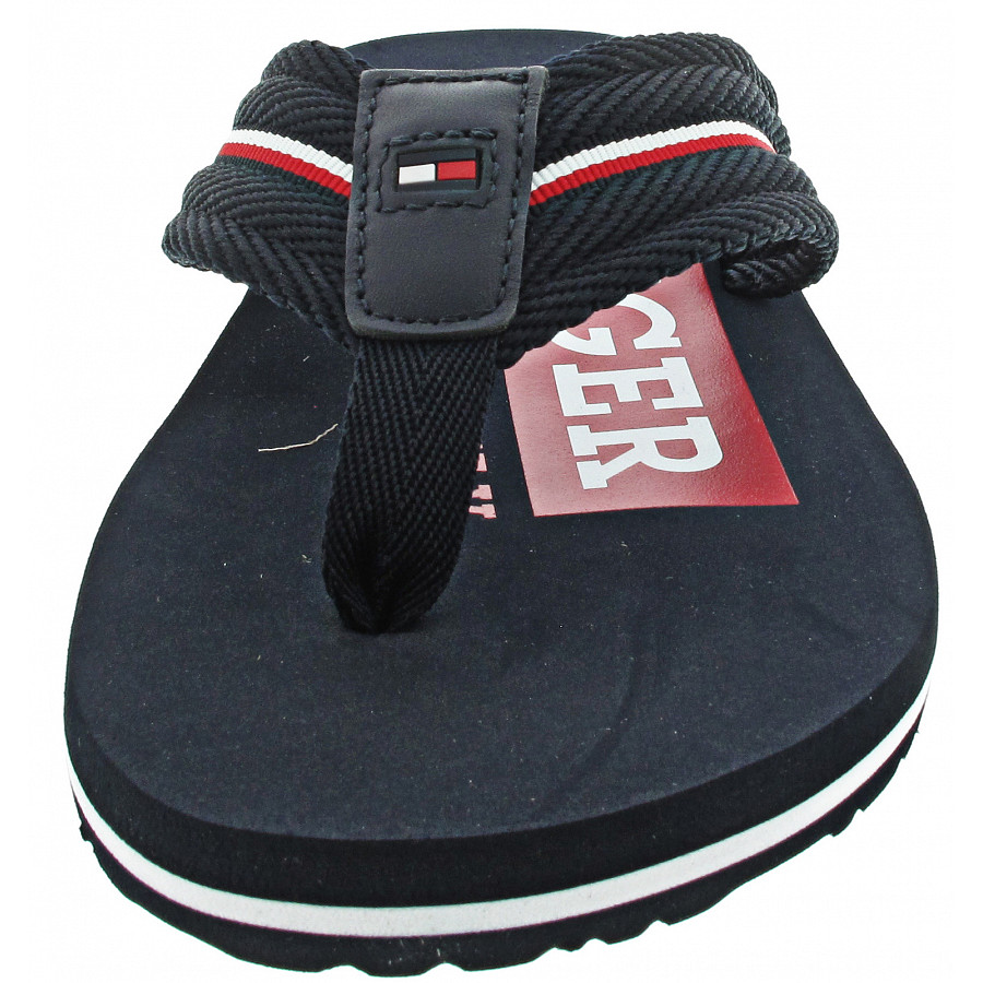 Tommy Hilfiger Corporate Hilfiger Beach Zehentrenner in desert sky