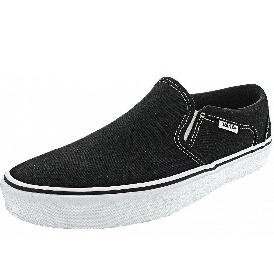 Vans MN Asher (Canvas) Slipper in black-white