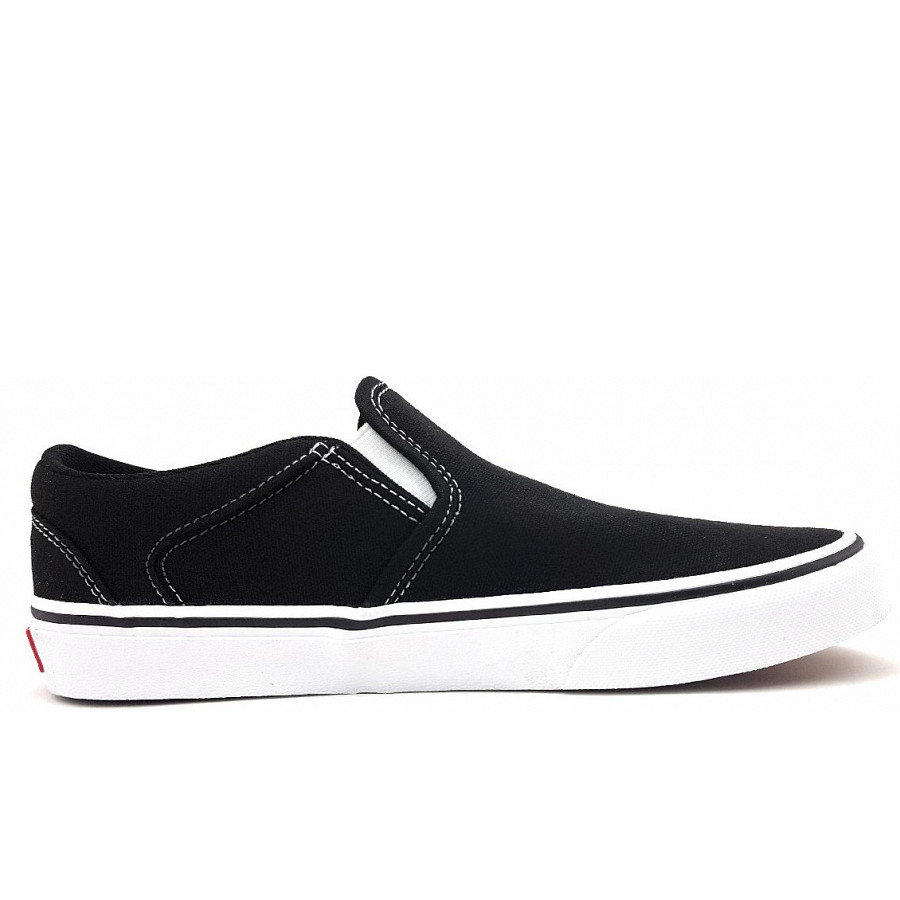 Vans Asher Slipper in black/ white