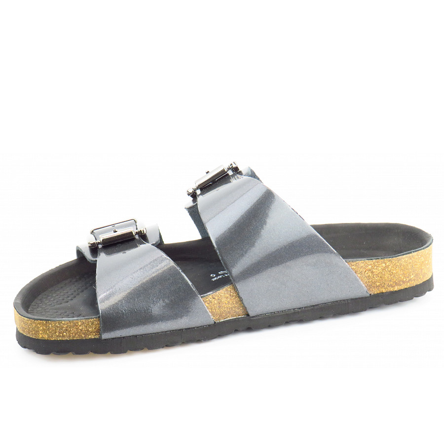 Vital Vital Metallic anthrazit Pantolette in anthrazit